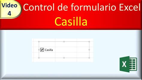 Usar casillas en Excel